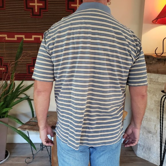 Callaway Men's golf polo shirt Blue/Tan Size XXL - Picture 2 of 4